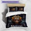 3pcs Custom Name Viking Sign Bedding Set Duvet Cover Closure Includes 1 Duvet Cover & 2 Pillowcases for All Seasons Bedroom Decor
