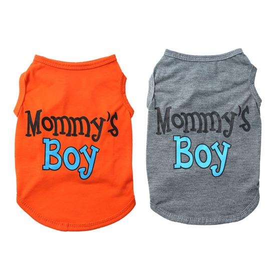 Pet Tops Letter Printing Breathable Polyester Fashion Puppy Vest for Summer