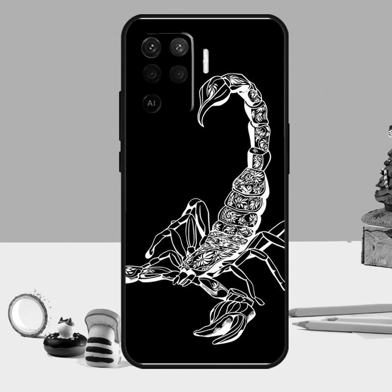 Scorpion For OPPO A98 A78 A58 A53 A54 A57 S A52 A72 A17 A77 A74 A94 A5 A9 A53 A15 A16 A76 A96 Case