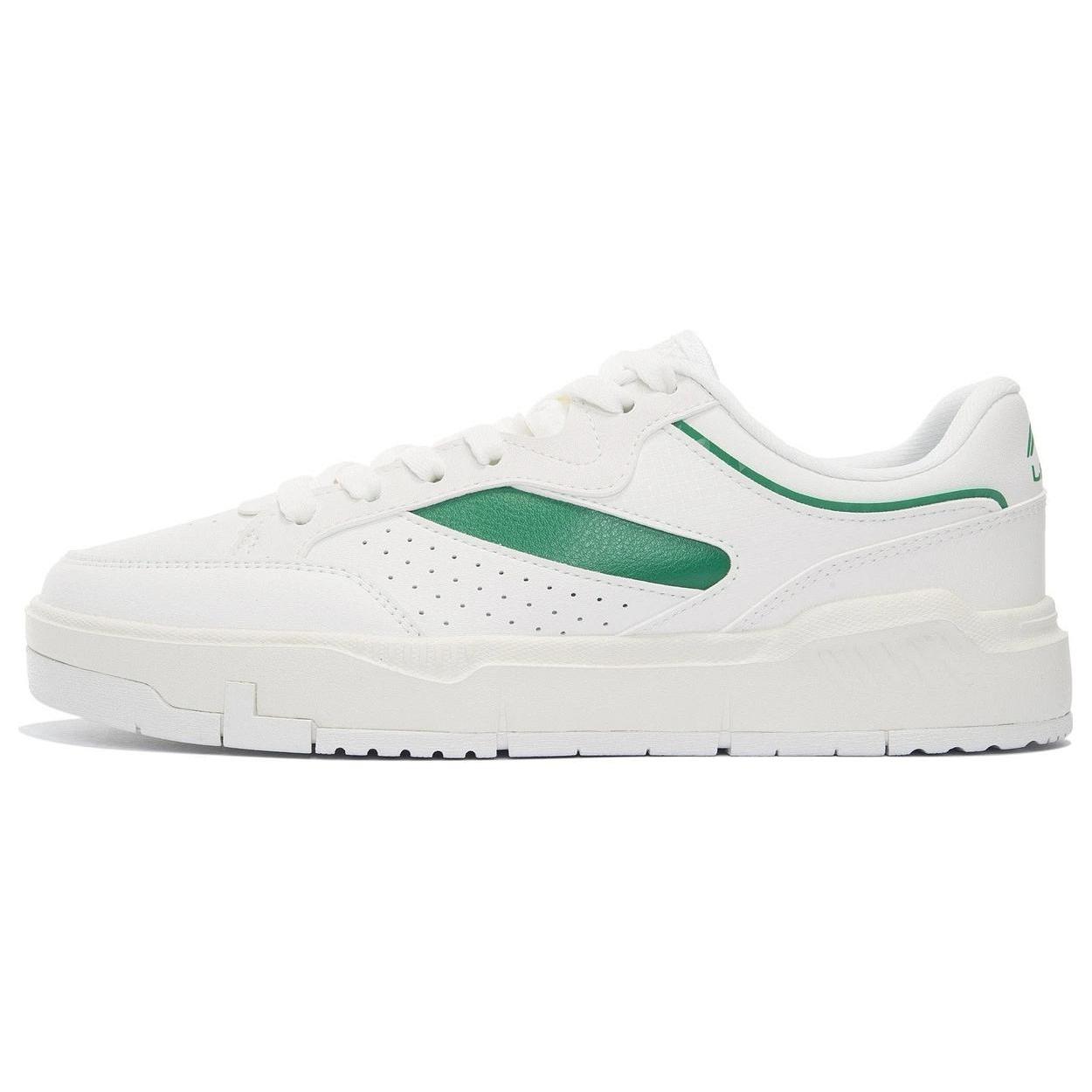 

Li Ning Low top Skateboard Shoes Men s White Green AGCS031-2 40