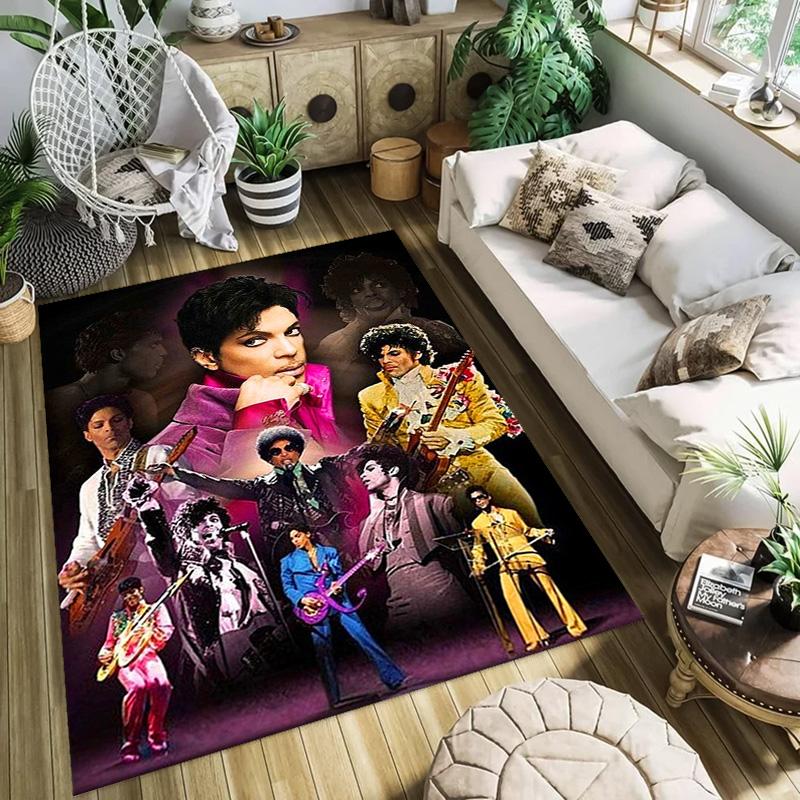 Prince's Iconic Guitar Artistry carpet Living room and bedroom mats floor mats Art Bathroom mat Room