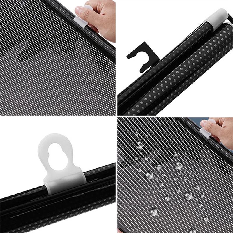 Retractable Shading Curtain Car Auto Side Window Roll Curtain Household Living Rooms Sun Shading Rolling Blinds Windshield Cover Bedroom Kitchen Net