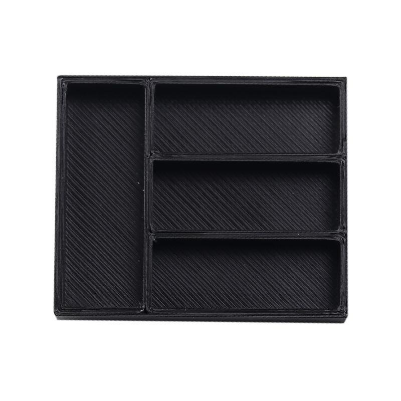 5Pcs 1/12 Dollhouse Tableware Sundries Storage Tray Table Drawer Storage Case Dressing Desk Jewelry Stationery Organizer