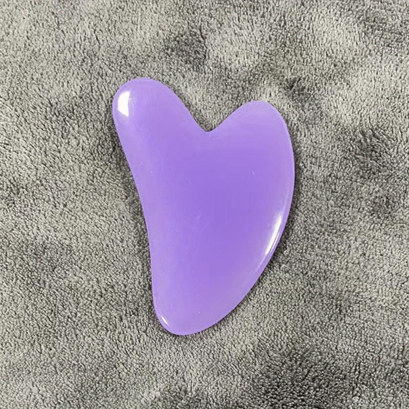 1Pc Heart-shaped Scraping Beauty Salon Facial Scraping Sheet Whole Body Tendon Scraping Board Hair Removal