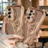 Phone Case: 2D Flat Samsung Galaxy A34 A35 S20 S22 S21 FE Plus Ultra Case, Peekaboo Little Cat, Christmas and Halloween Gifts