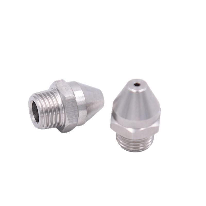 304 Stainless Steel Straight Jet Nozzle for High-Pressure Industrial Cleaning and Dust Removal