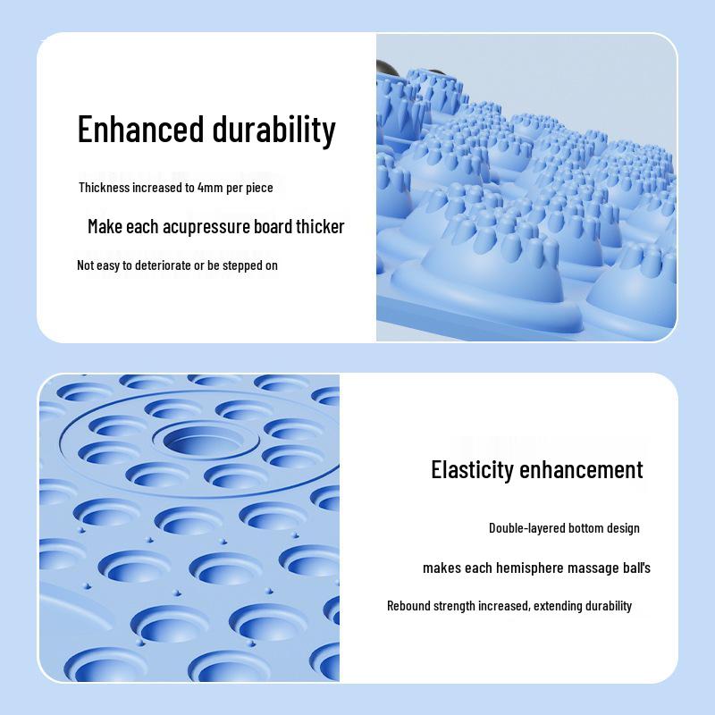 

Magnetic Therapy Foot Massage Mat - Thickened Pressure Board for Pain Relief Magnetic Design Standard 38cm Hibiscus Purple