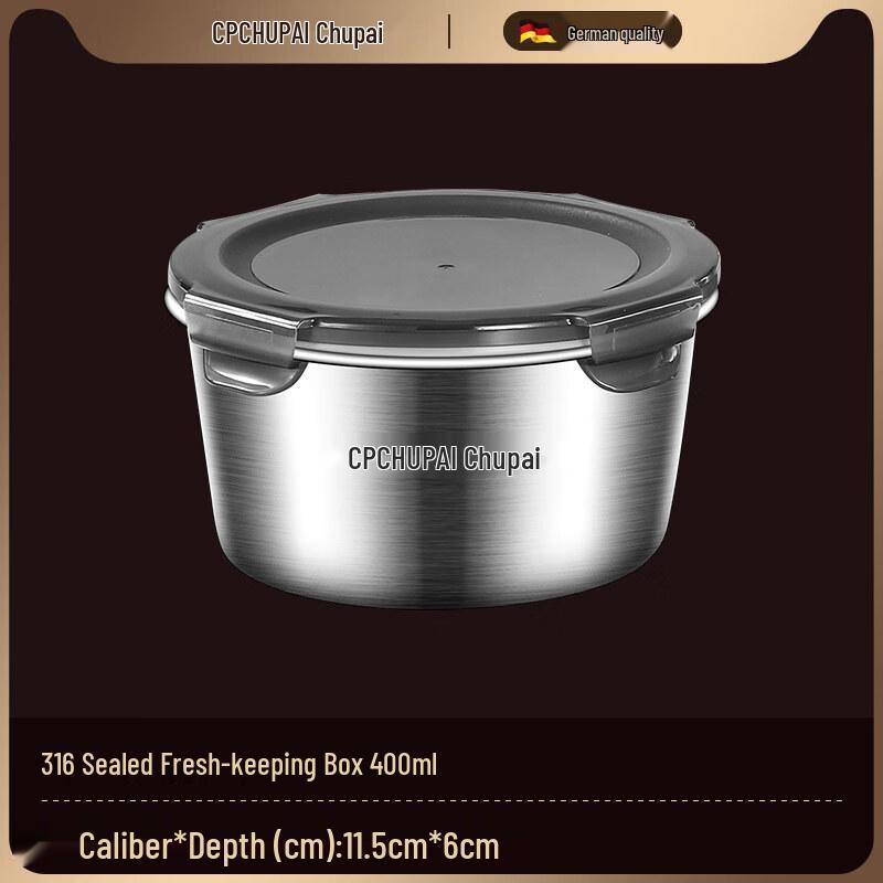 

ZISIZ 316 Stainless Steel Food Storage Container