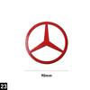 ABS Car Rear Trunk Emblem Sticker Mercedes Logo Badges Cover Decal For Mercedes Benz Old ML-class W164 2006-2012 A1648170016  FC1