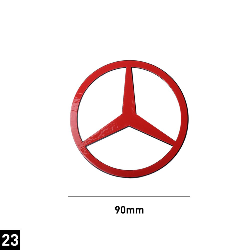 ABS Car Rear Trunk Emblem Sticker Mercedes Logo Badges Cover Decal For Mercedes Benz Old ML-class W164 2006-2012 A1648170016  FC1