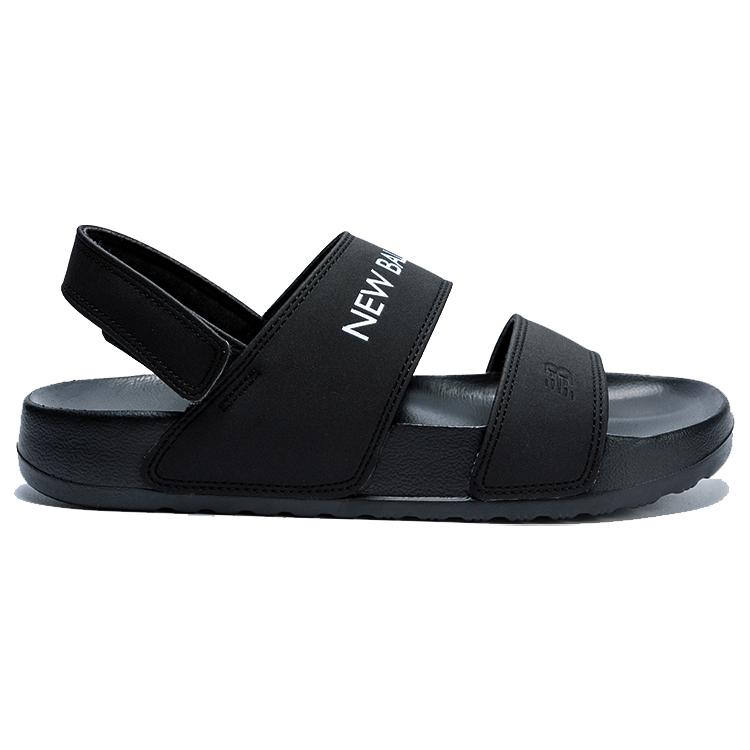 New Balance N Clay Casual Unisex Black Sandals (Unisex) One-Strap Sandals SD3601BKW