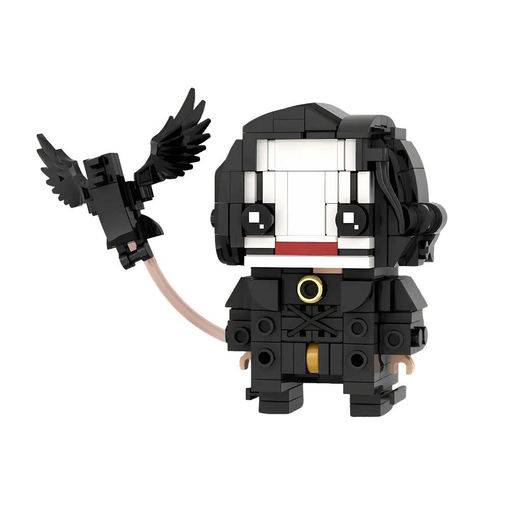 MOC Eric Draven - Le Corbeau Briques de Construction Modèle Film Le Corbeau Eric Draven Figurines d'Action Briques Jouets d'Assemblage Enfants Cadeaux DIY