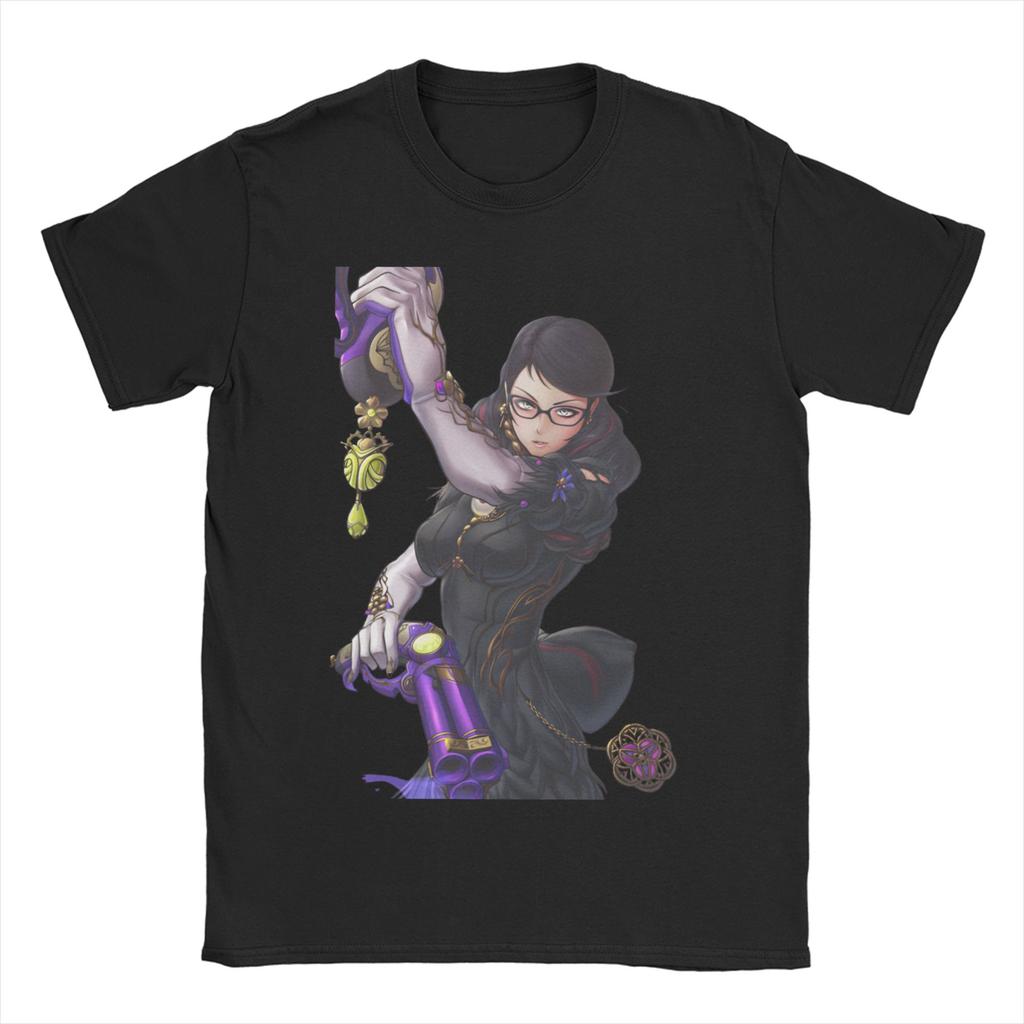 Bayonettas T Shirt Summer Leisure T Shirts Unisex Cotton Crewneck Plus Size Top Tees Short Sleeve YK Funny Tops