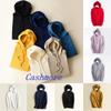 Locker gestrickter Damen-Hoodie aus weichem Kaschmir für kuscheligen Komfort