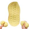 Cute Pea Nut Stress Relief Ball Fun Party Favors Soft Sensory Squeeze Toys for Adults Kids Teen Student Office Home Travel