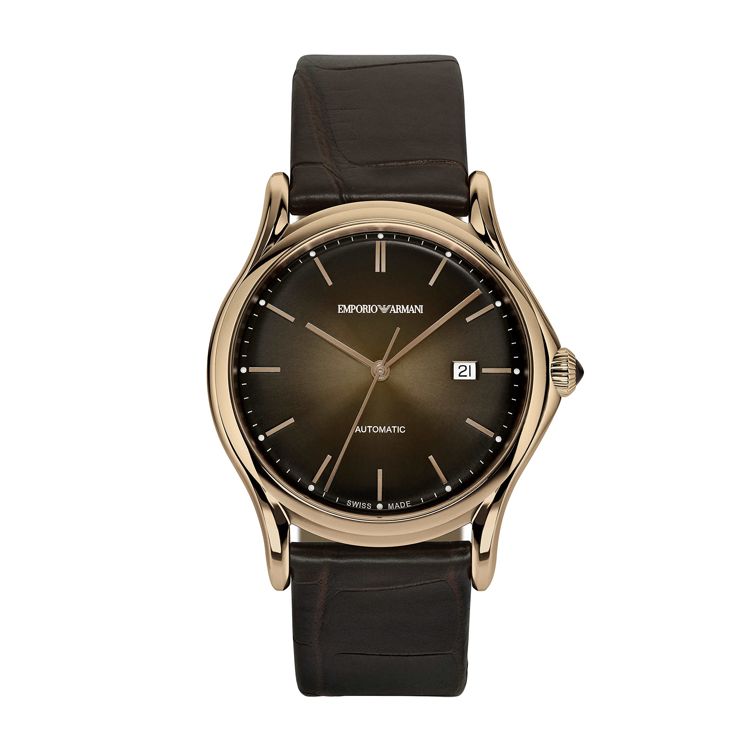 

[Emporio Armani Swiss Made] Watch ARS3025 Men s Brown