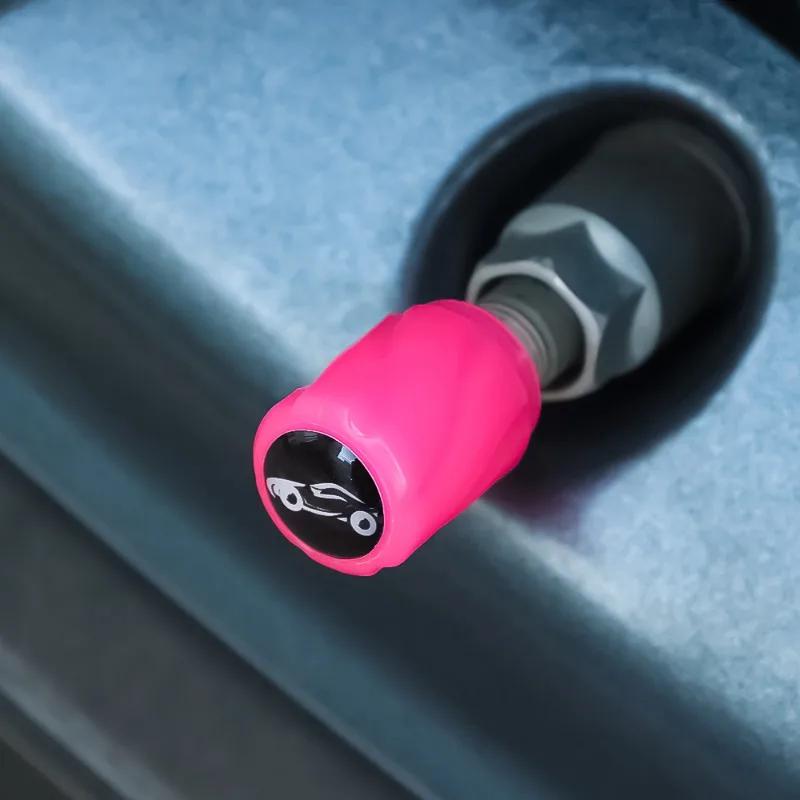 Capac Ventil Luminos Nou Creativ cu Logo Capac Praf Ventil Auto Motocicletă Bicicletă Universal Capace Ventil Piese Multifuncționale