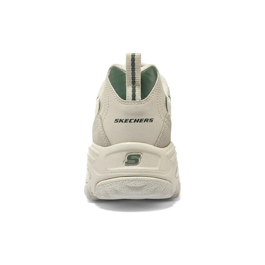 Skechers DLites 1.0 Mocha Bear Comfortable Trendy Versatile Low-Top Dad Shoes Men Sneaker Light-Green 894289-NTGR