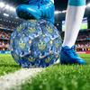 Leeds United FootballPrinted Size 5 Soccer Bball, Anti Slip Adult Match Football Souvenir for Football Fans