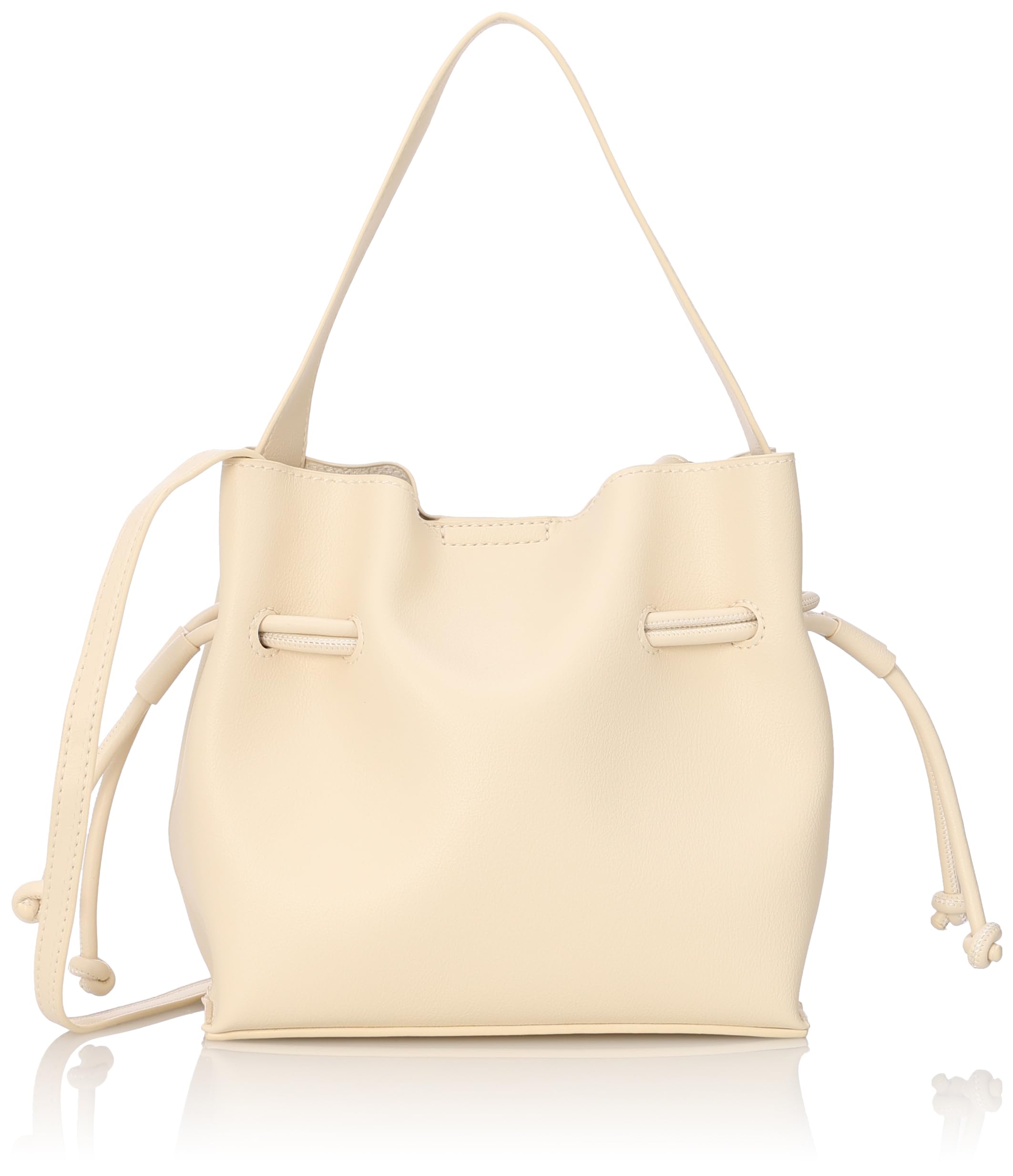 [Cuco] Мягкая сумка-мешок из ПУ с завязками, 2 способа ношения