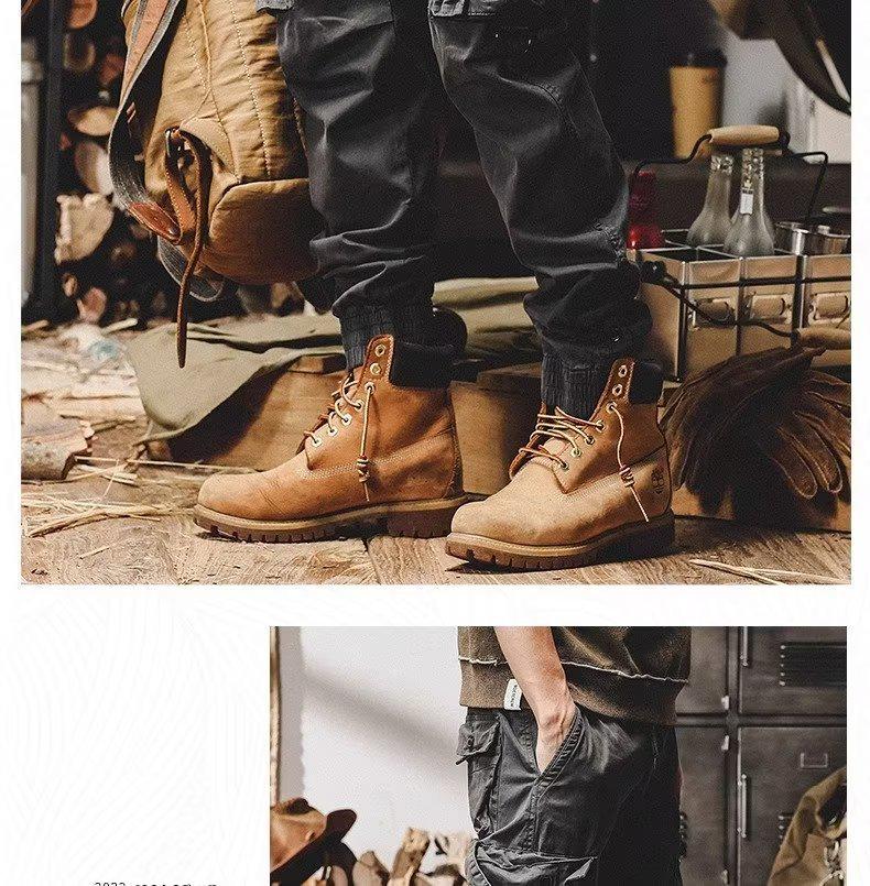 2023 Men's Korean-Style Trendy Autumn Harem Pants with Loose Cuffs