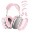 Applicable AirPods Max Over-Ear Headphones Transparent Glitter Silicone Case