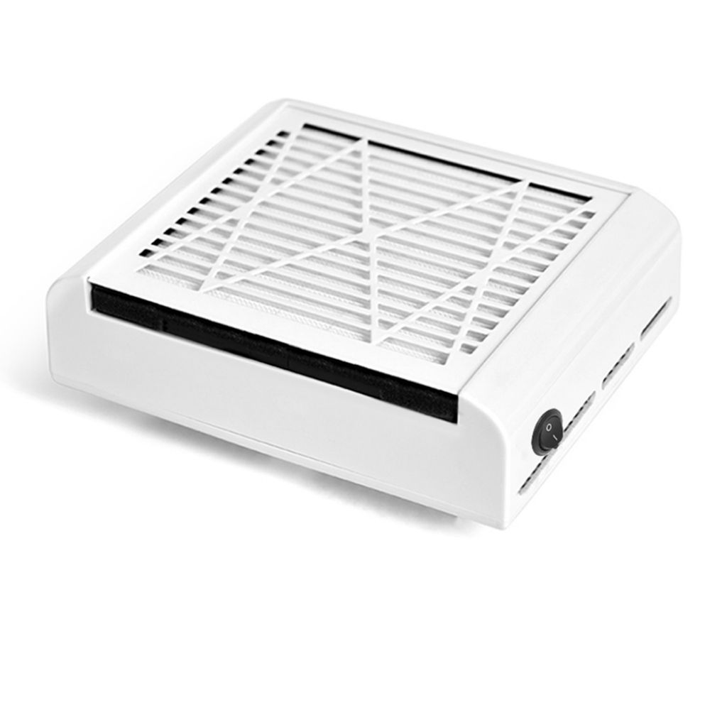 

LINMANDA Пылесос для сбора пыли с ногтей кубической формы, пылеуловитель, вакуумный пылесос, средство для уменьшения количества пудры для гелевых ногтей, абсорбер, экстрактор, вентилятор для маникюра EU белый