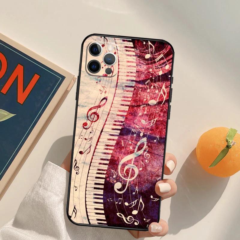 

Чехол для мобильного телефона Apple Iphone15 Mini, клавиши пианино, музыкальный чехол для мобильного телефона, окрашенный и устойчивый к падениям Huawei Three iPhone 16