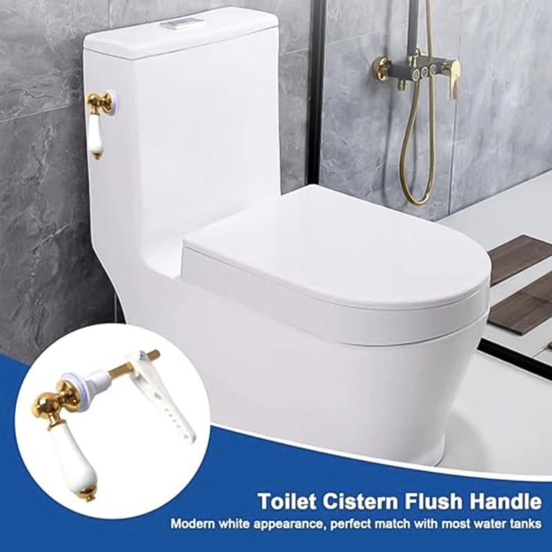 Ceramic Handle Split Toilet Wrench Ergonomic Grip Designs Ceramic Toilet Handle Spanner Tool for Universal Toilet Tank