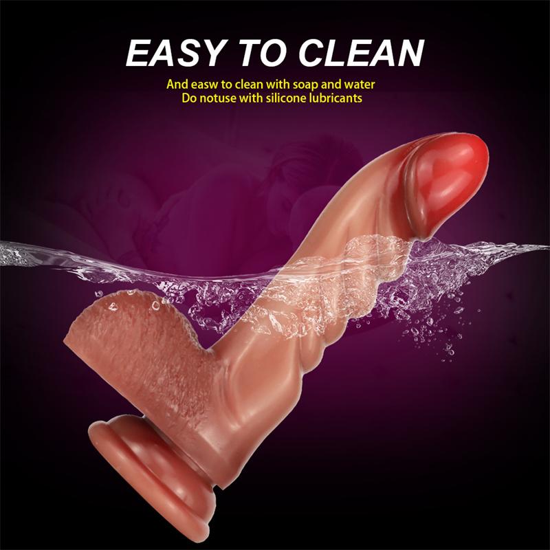 Female Jiuwenlong Super Simulation Makeup Penis Penis Masturbator Adult Sex Toys