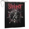 S-Slipknots Heavy Mental Music Shower Curtain Bathroom Polyester Waterproof Bath Curtains With Hooks