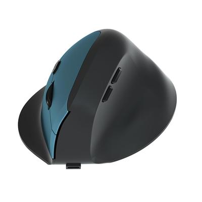Εργονομικό Κάθετο USB 6 3 DPI Ελαφρύ και για Μπλε Ποντίκι, Δεξιόχειρα, Ασύρματο 2.4GHz, Επαναφορτιζόμενο Τύπου-C, Αθόρυβο, Κουμπιά, Επίπεδα, Εργονομικό,