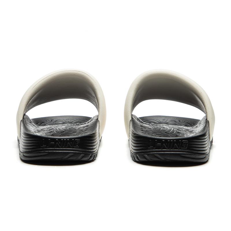 Li Ning Fashion Trendy Slide Sandals Unisex Footwear Off-White AZSV023-2