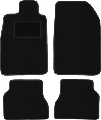 Black Velour Floor Mats For: Citroen XM Break, Station Wagon, Sedan, Hatchback, Liftback (1989-2000)