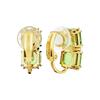 Swarovski Millenia Clip-On Square Cut Earrings Women Earrings Green 5654559