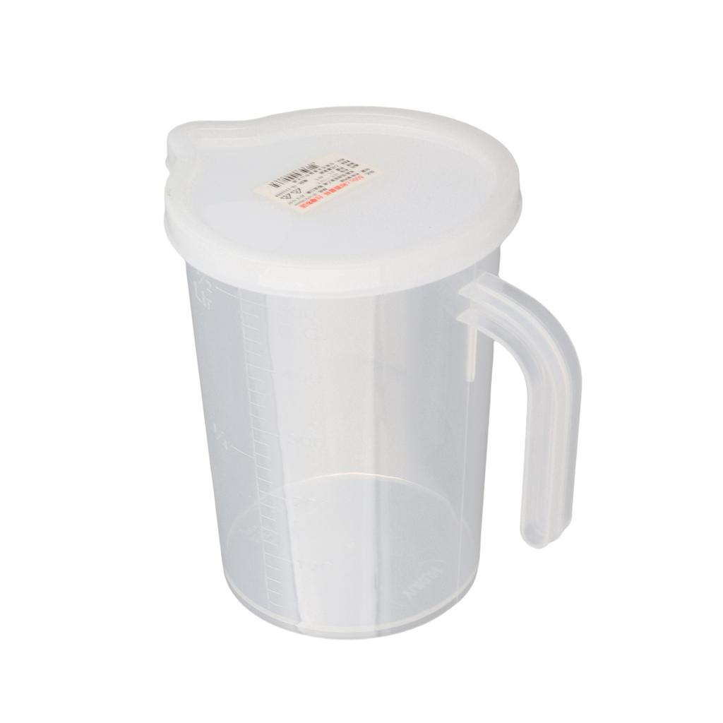 500ml 1000ml Clear Plastic Measuring Cups with Lid Kitchen Cooking Baking Accessaries