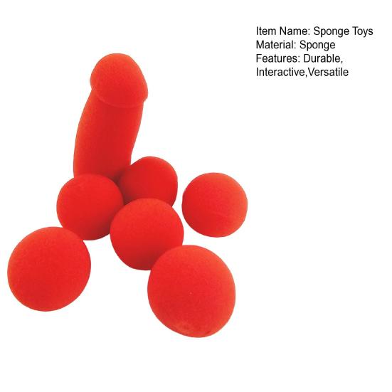 Small Sponge Brother Magic Tricks Red Sponge Balls Kit Funny Stage Prop Magic Performance Preparation Kit