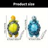 Whimsical Tortoises Figurine Planter, Resin Hanging Garden Outdoor Accent Ornaments for Pots and Home Decoration Garden