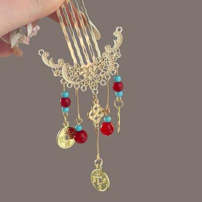 Peine, Accesorios para el Cabello de Alta Gama, Adornos para la Cabeza de Estilo Antiguo, Borlas, Diademas, Pasadores, Pinzas para el Cabello para Peinar