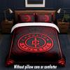 Charlton Athletic FC Design Bed Bedding Set 1 Duvet Cover + 2 Pillowcases Soft Breathable Household Bed Linens