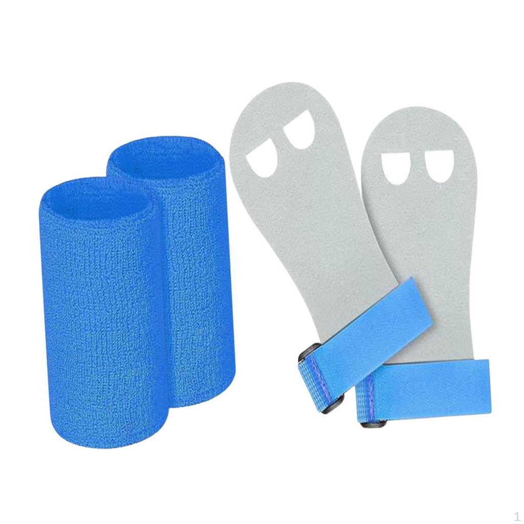 Children&#39;s Hand Grips with Wristband And Gymnastic Bar, Palm Protection, Suitable for