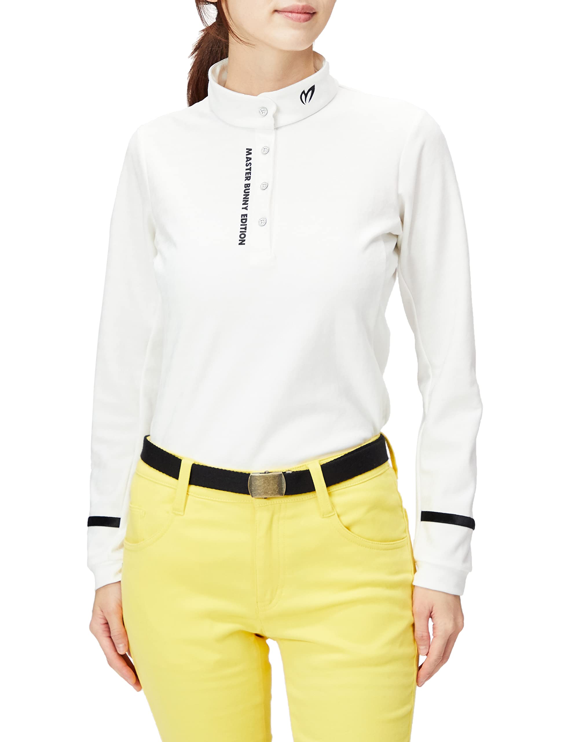 

Master Bunny Long Sleeve High Neck Shirt and Golf Undershirt 0 Women s (Interaction Moisture-Wicking Heat-Generating) / / 759-2266006 030_White [S]