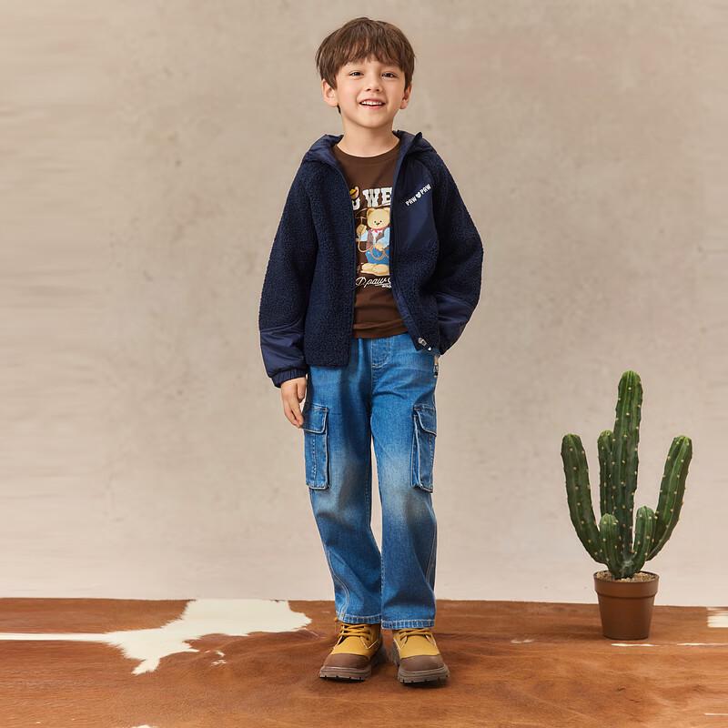 PawinPaw Boys' Casual Straight-Leg Denim Pants
