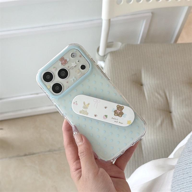 Star Label Bear Stand Case for iPhone 17, Apple 16 Pro Max, iPhone 15 Pro