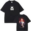 Japanischer Anime Kettensäge Unisex Power Grafik T-Shirt Unisex Damen Unisex Casual Humor T-Shirts Herren Mode Vintage T-Shirts