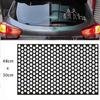 Black Car Rear Tail Light Cover Honeycomb Sticker Tail-lamp Decal Accessories