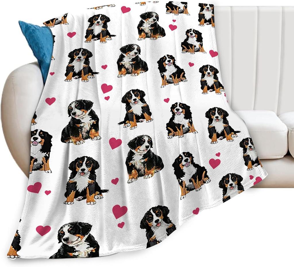 Corgi Throw Blanket Soft Cozy Fleece Blanket for Couch Bed or Sofa Cute Corgi Dog Gift for Women Girls Kids and Adults x