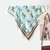 70CM Silk Scarf Wholesale French Versatile Women's Imitation Decorative Small Spring Summer Fashion Simple Shawl