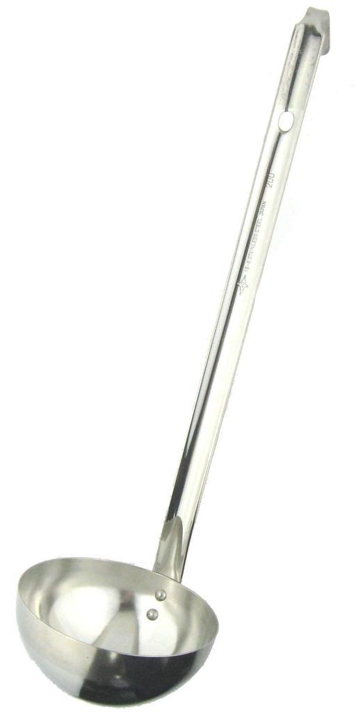 Nagao Soup SUS304 Stainless Commercial Made In 50200 Ladle, 200cc, Steel, Use, Japan,