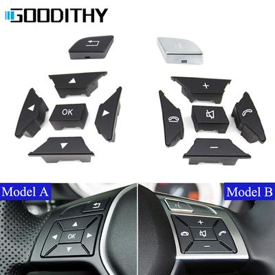 Araba Direksiyon Simidi Kapağı Kontrol Anahtarı Çok Fonksiyonlu Düğme Mercedes Benz C E GLK Sınıfı W204 X204 W212 W218 W156 W246 İçin